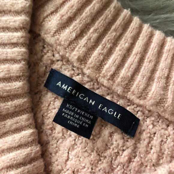 American eagle blush pink oversized sweater - Picture 3 of 5